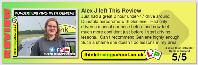 Passed with think driving school in June 2019 and left this 5 star review